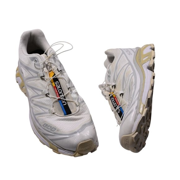 Salomon XT-6 Sneakers Style 412529 in White